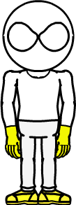 White ninja