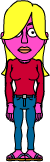 pink lady (green man