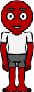 big red