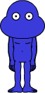 Blue alien