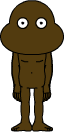 Brown alien