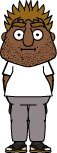 creepy man